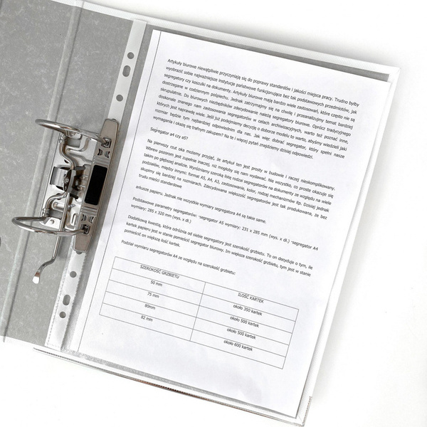 Segregator biurowy - Esselte Ekonomiczny A4 / 50 mm ZIELONY(ET1518)