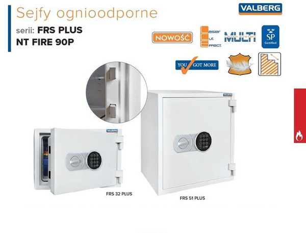 Sejf ognioodporny VALBERG FRS 30 PLUS