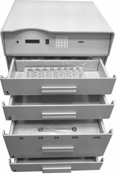 Multisejf jednostanowiskowy 4-szuflady