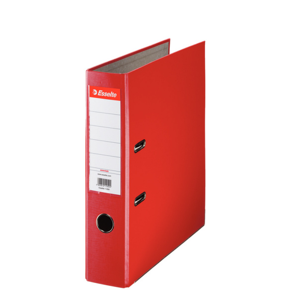 Segregator biurowy - Esselte Ekonomiczny A4 / 75 mm CZERWONY(ET1111)