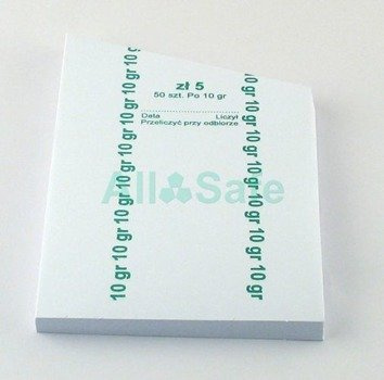 Formatki do bilonu - 10 gr (1 bloczek)