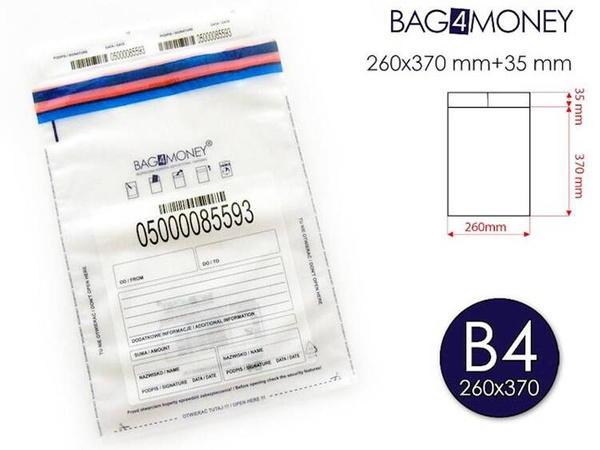 Koperty bezpieczne B4 nieprzezroczyste (50 szt.)