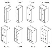Szafa socjalna pracownicza LS 24