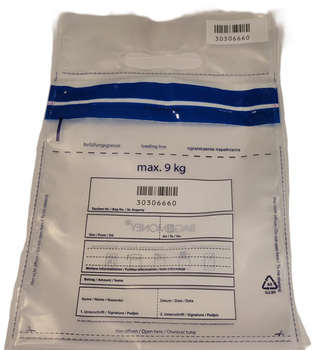 Torba bezpieczna na bilon - udźwig 9 kg (50 szt.)