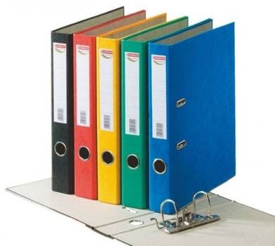 Segregator biurowy -  Esselte Ekonomiczny A4 / 50 mm CZERWONY(ET1516)