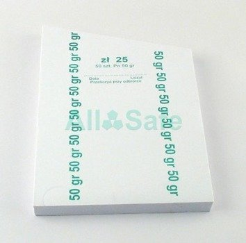 Formatki do bilonu - 50 gr (1 bloczek)