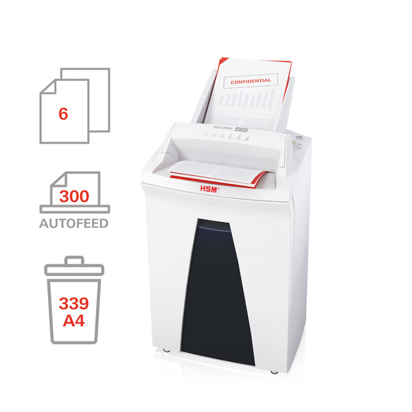 Niszczarka HSM Securio AF300 0,78 x 11 mm