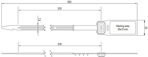 Plomba plastikowo-metalowa Universal BAG (100 szt.)