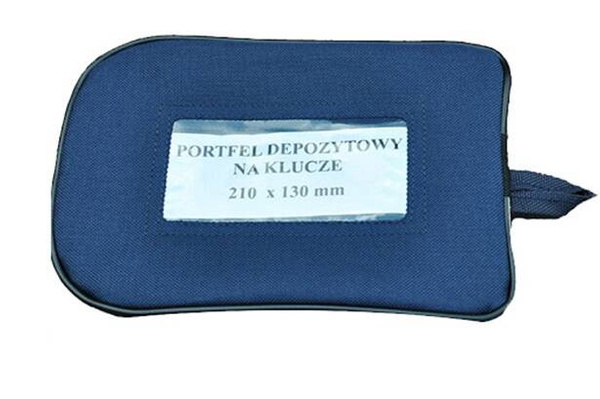 PORTFEL PLOMBOWANY DEPOZYTOWY - 210mm x130mm