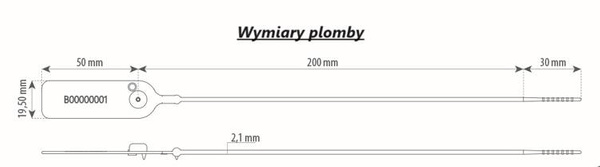 Plomba HUSSAR Pro 200 mm (100 szt.)