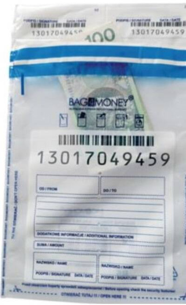 Koperty bezpieczne B5 przezroczyste (500 szt.)