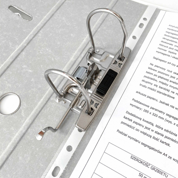 Segregator biurowy - Esselte Ekonomiczny A4 / 75 mm CZARNY(ET1114)